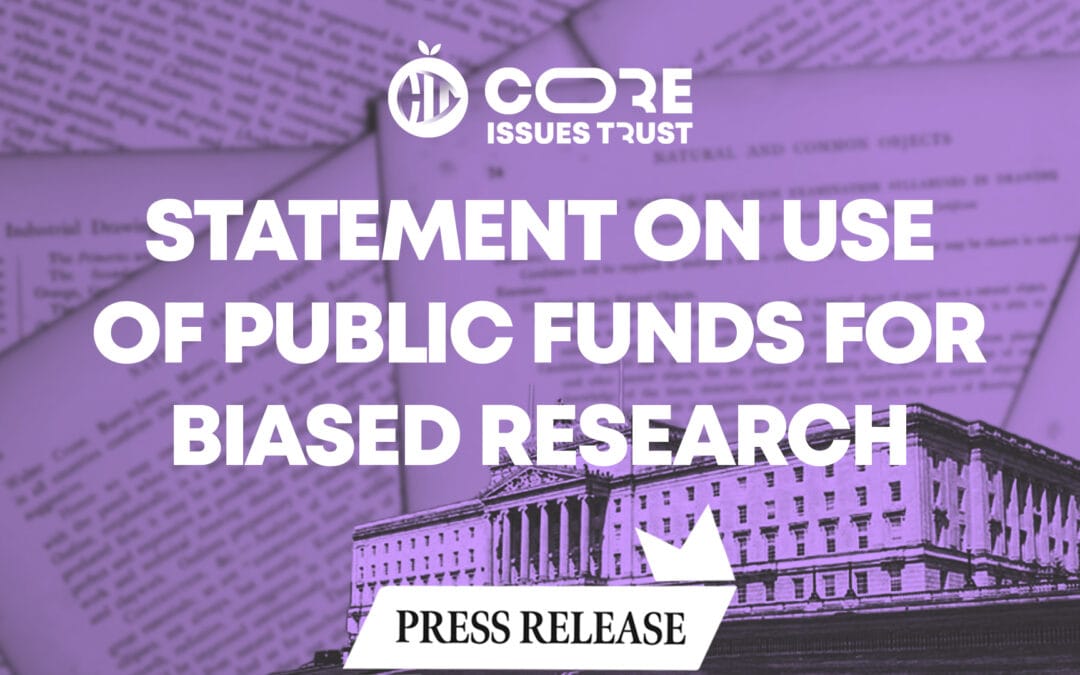 Statement on Use of Public Funds for Biased Research