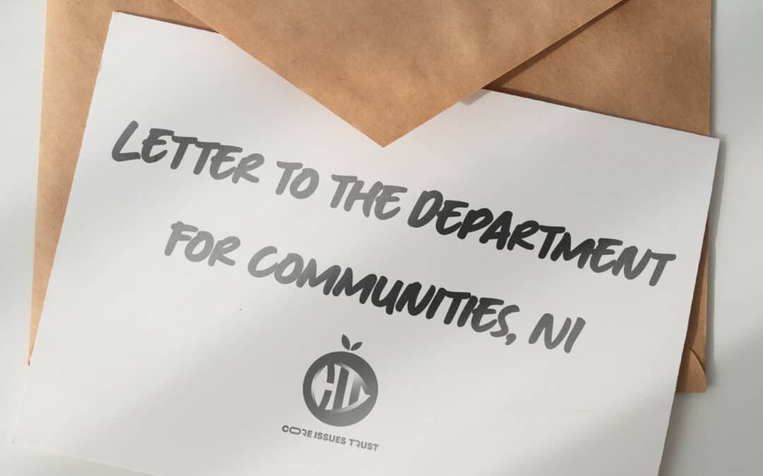 Letter to Department for Communities (NI)